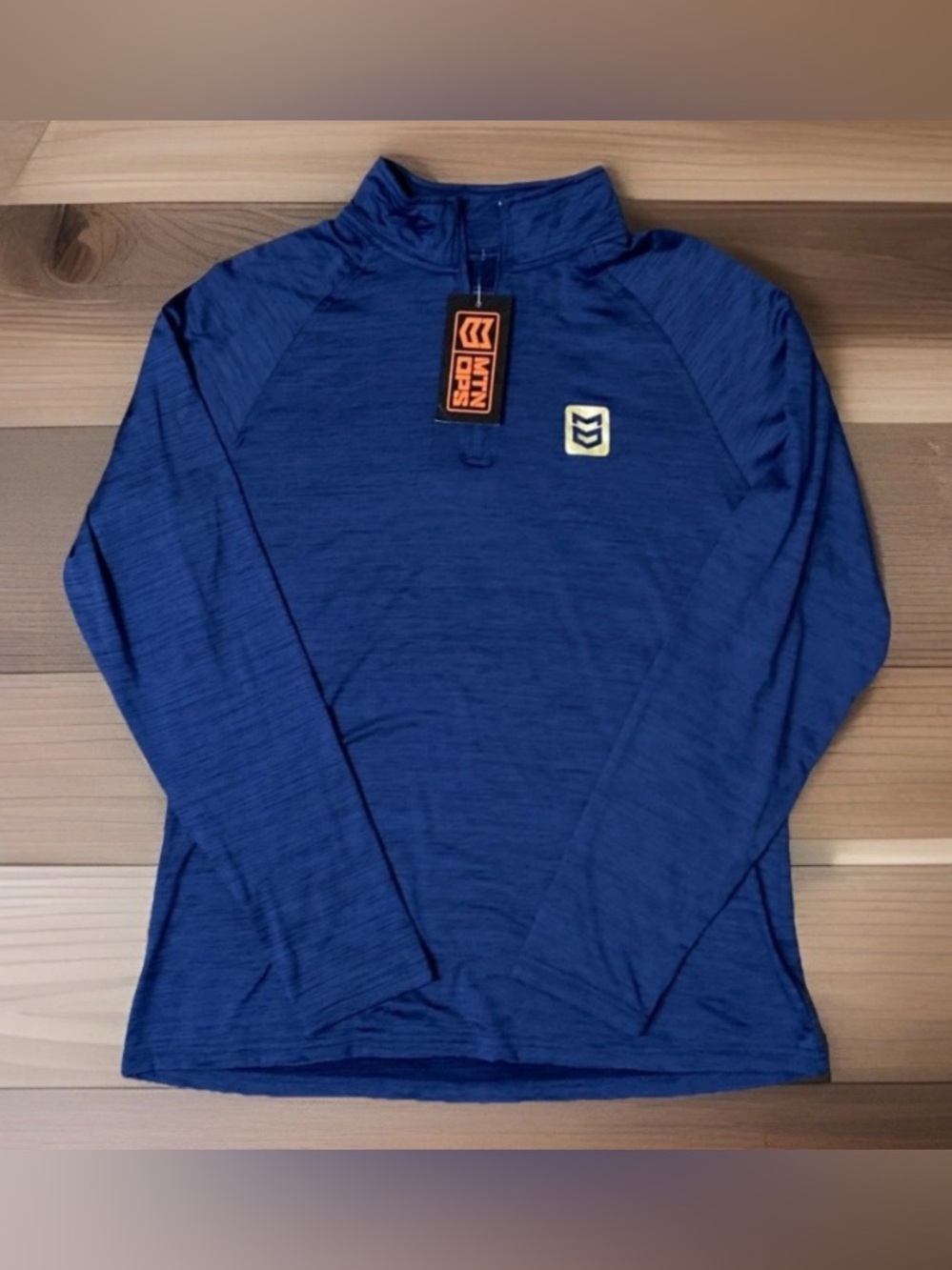 MTN OPS Women’S BLUE PREVAIL 1/4 ZIP Size L New with Tags Fast Ship